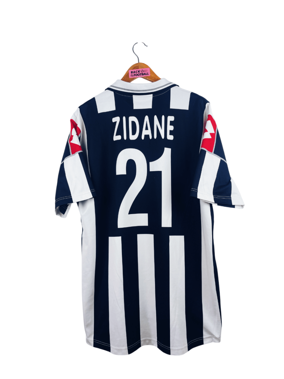 maillot vintage domicile Juventus 2000/2001 floqué Zidane #21