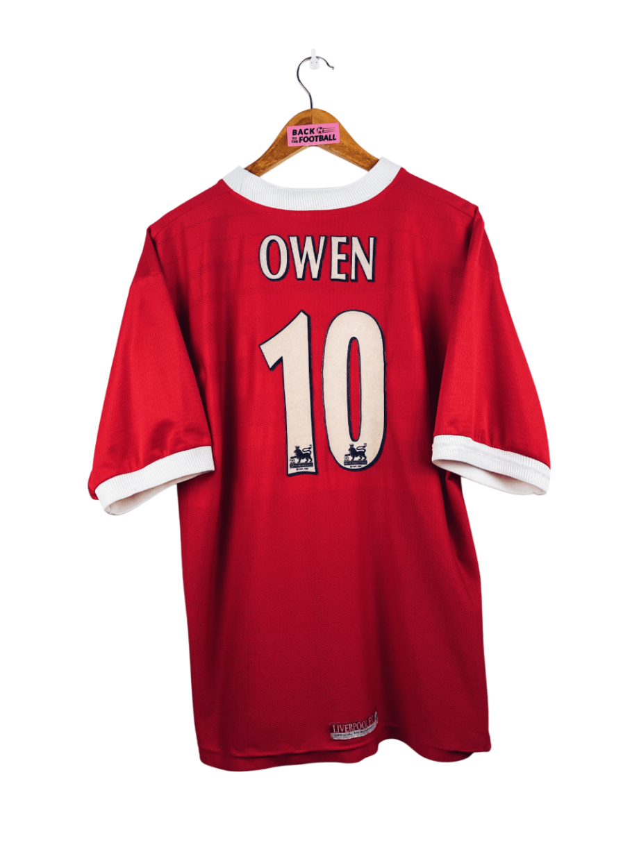 maillot vintage domicile Liverpool 1998/2000 floqué Owen #10