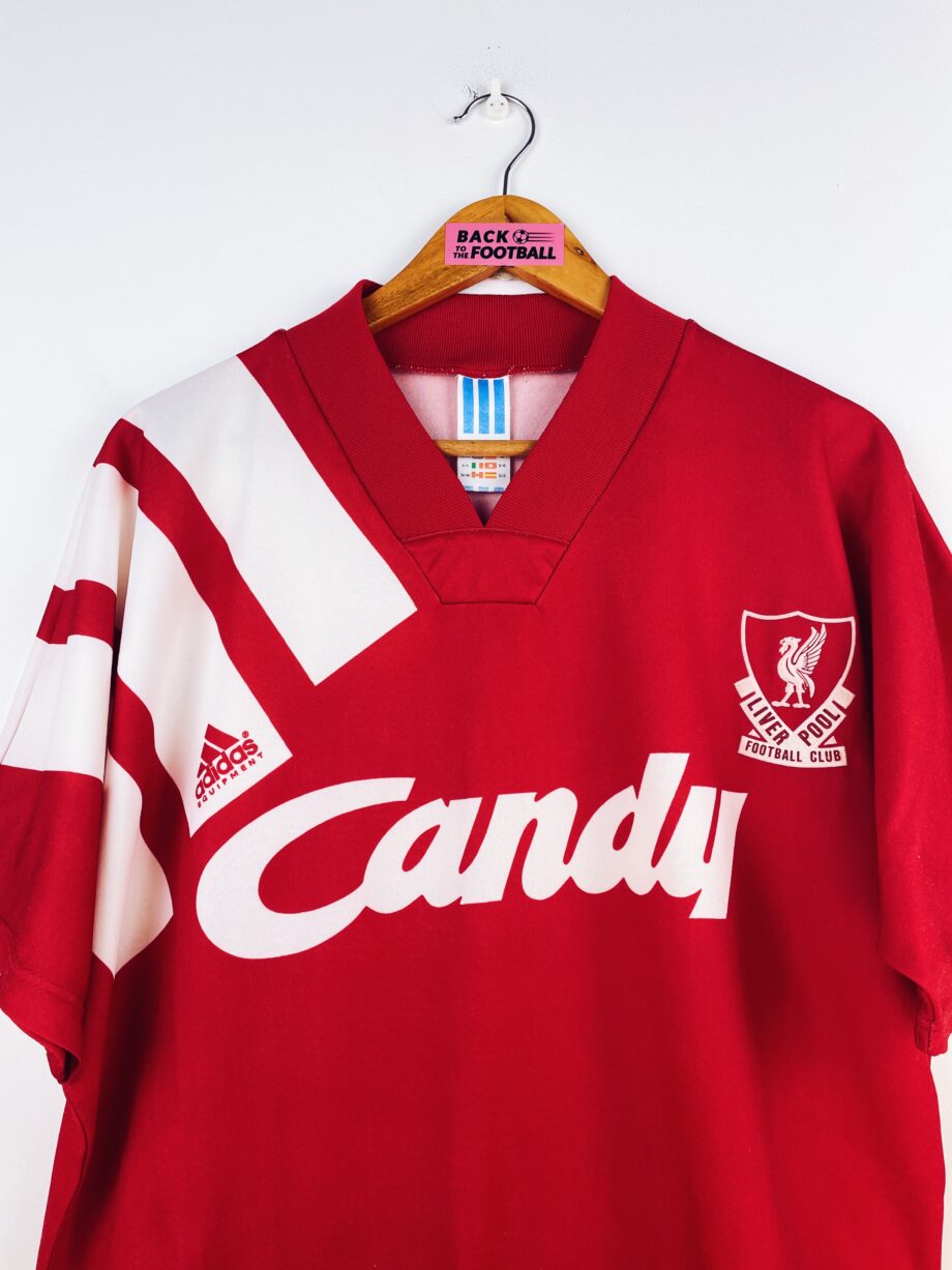 maillot vintage domicile Liverpool 1991/1992