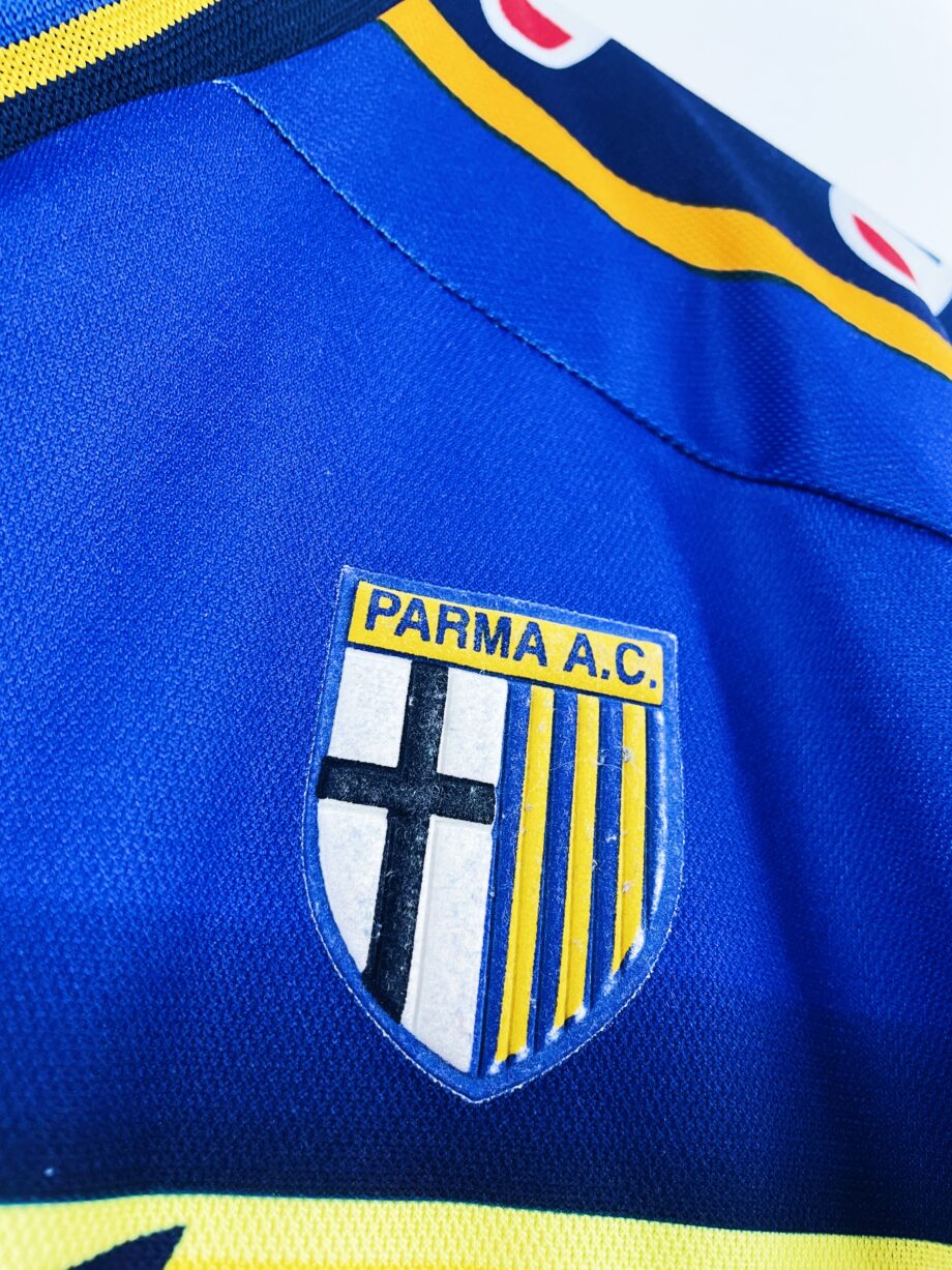 maillot vintage domicile Parma 2001/2002 floqué Nakata #10