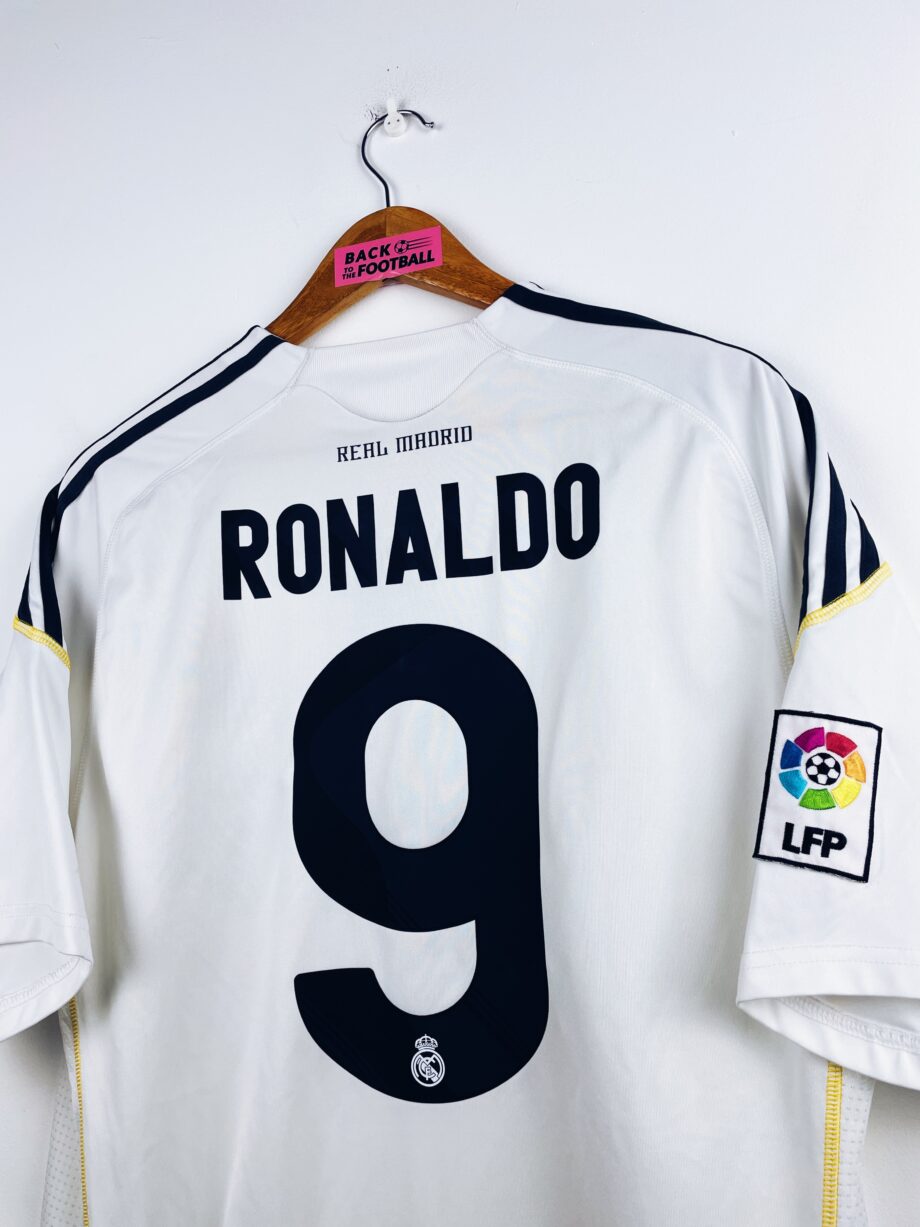 maillot vintage domicile Real Madrid 2009/2010 floqué Ronaldo #9