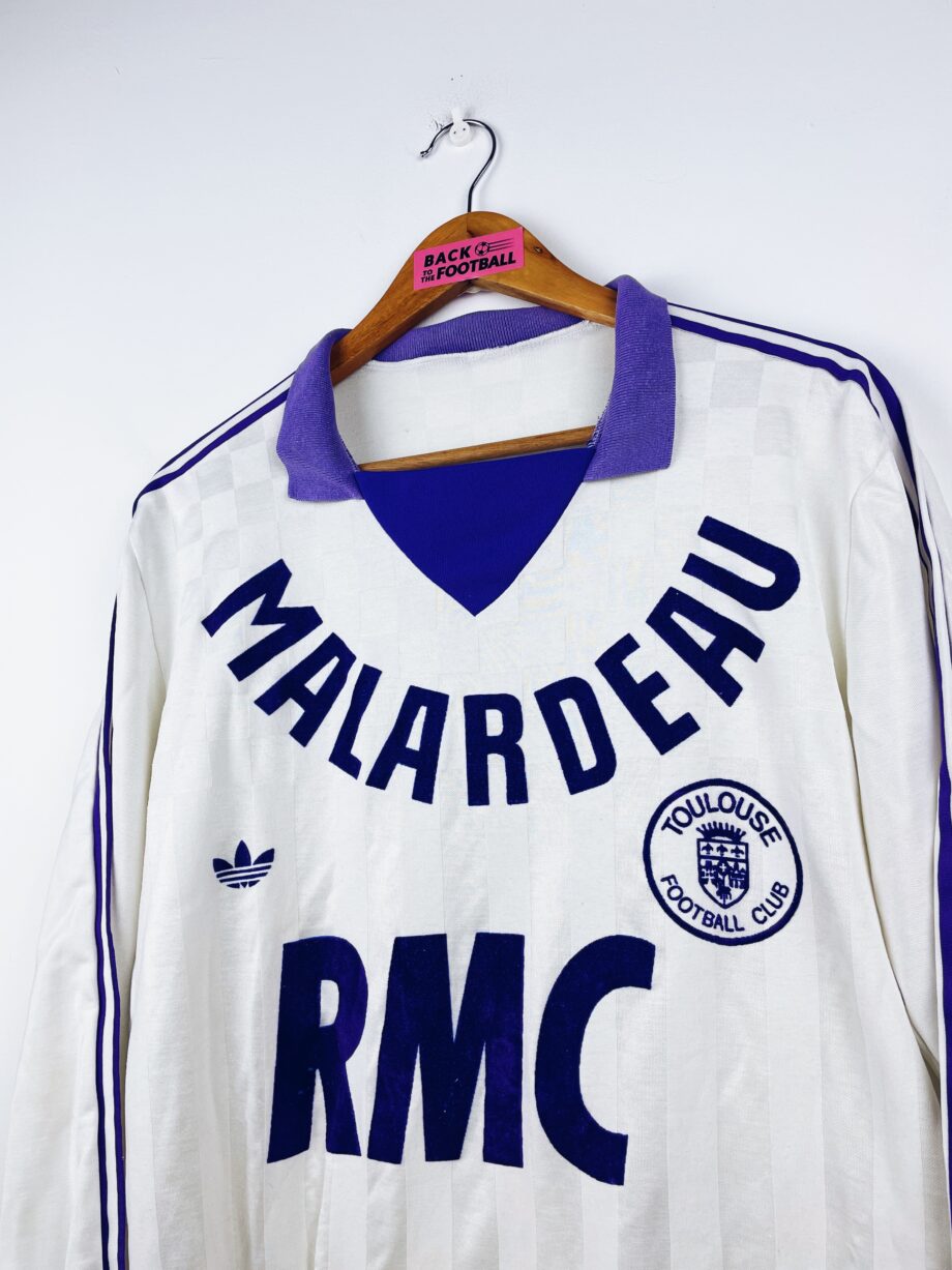 maillot vintage domicile TFC Toulouse 1986/1988 manches longues