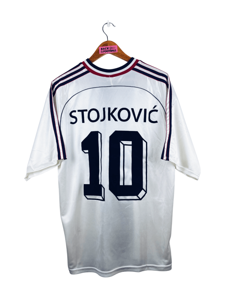 maillot vintage extérieur Yougoslavie 1998 floqué Stojković #10