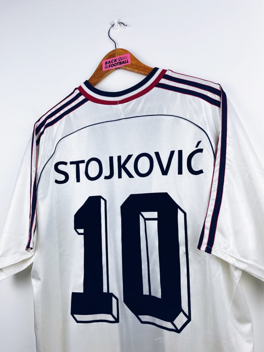 maillot vintage extérieur Yougoslavie 1998 floqué Stojković #10