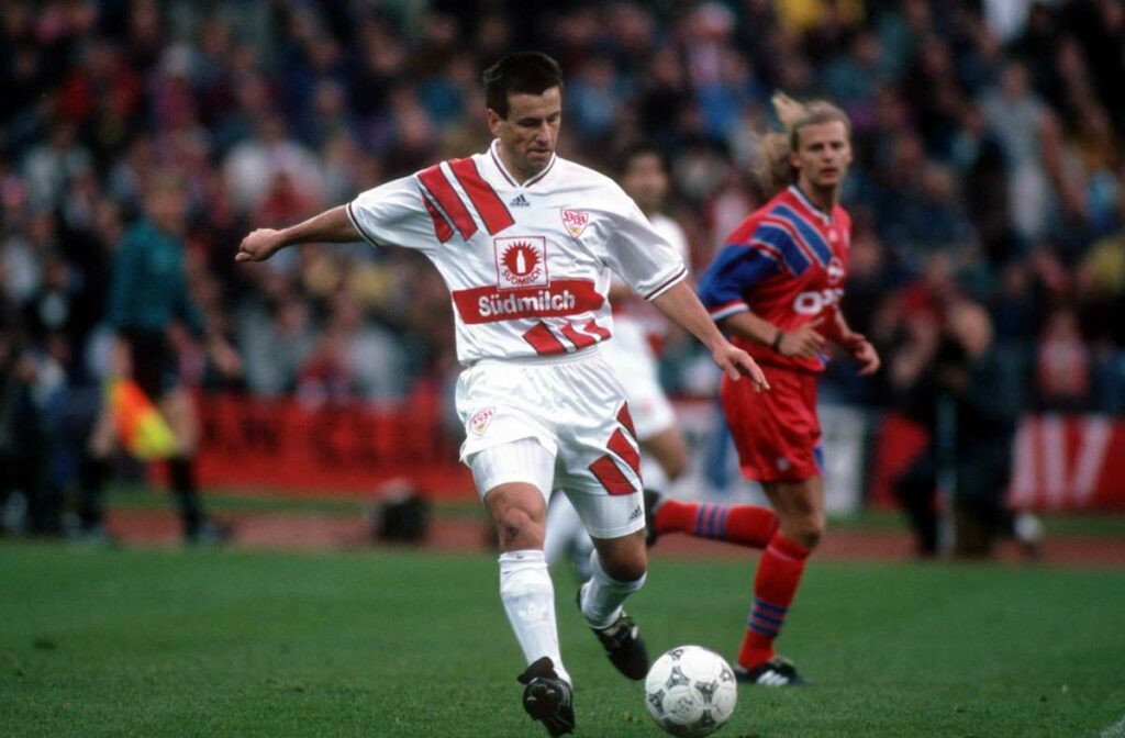 maillot vintage domicile Stuttgart 1993/1996