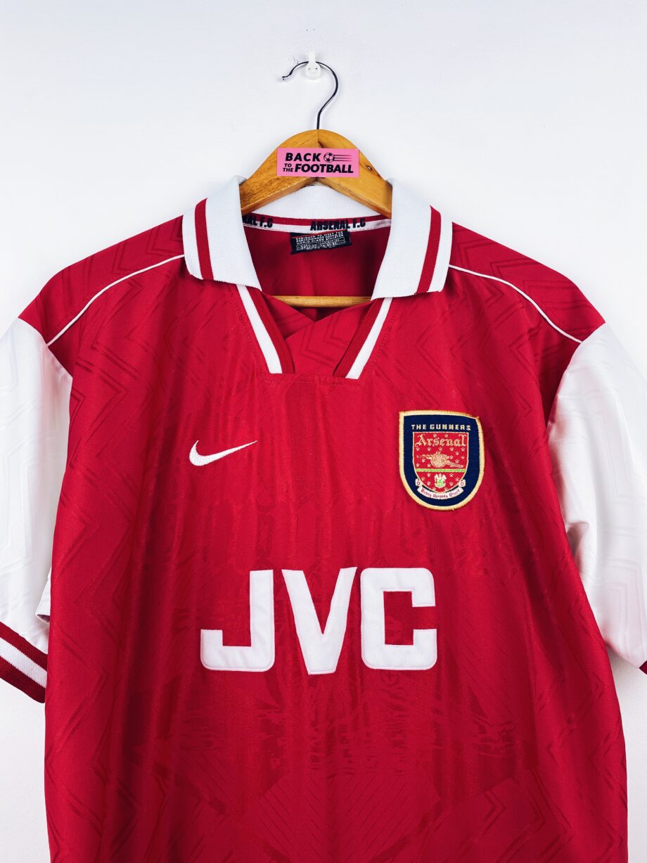 maillot vintage domicile Arsenal 1996/1998