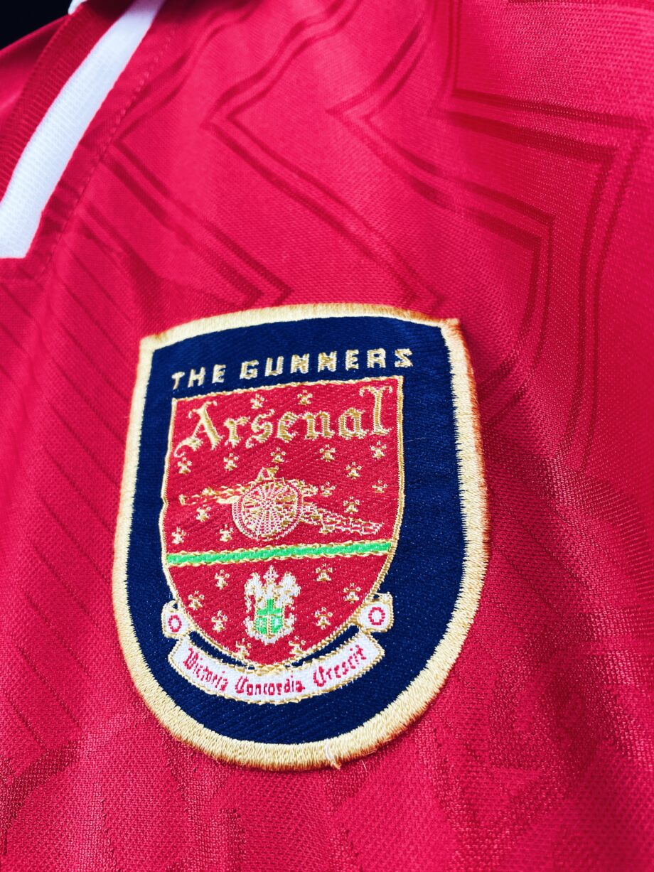 maillot vintage domicile Arsenal 1996/1998