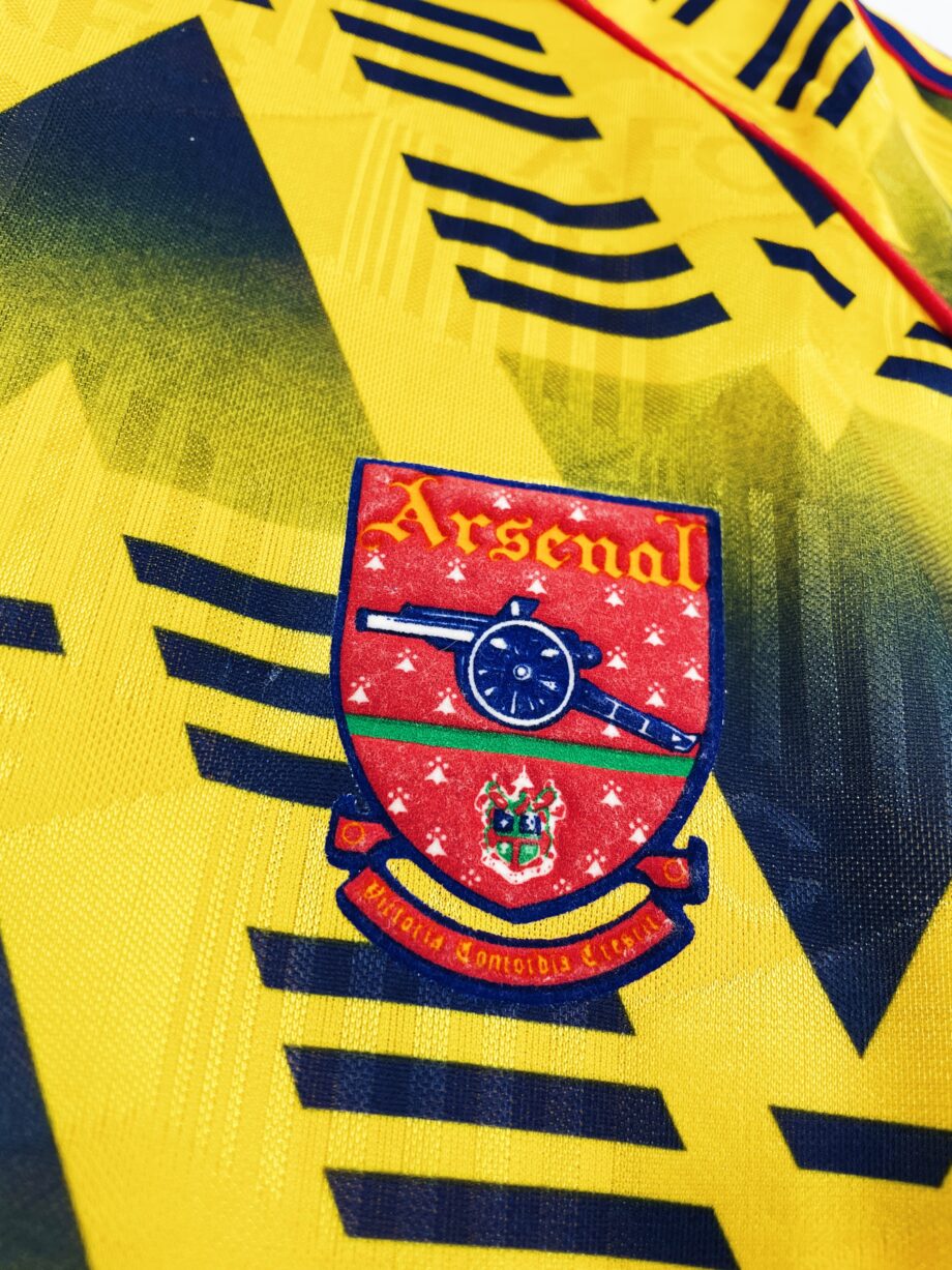 maillot vintage extérieur Arsenal 1991/1993 bruised banana