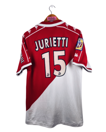 maillot vintage domicile AS Monaco 2000/2001 floqué Jurietti #15