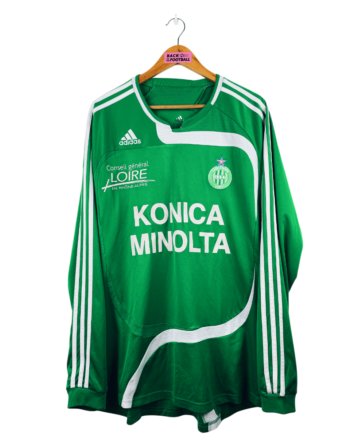 maillot vintage domicile AS Saint-Etienne 2007/2008 manches longues