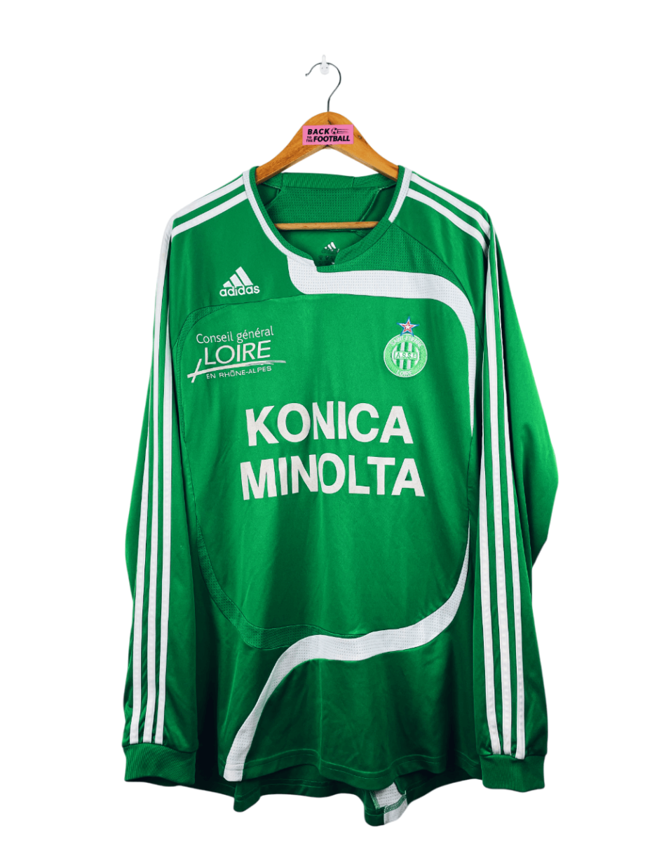 maillot vintage domicile AS Saint-Etienne 2007/2008 manches longues