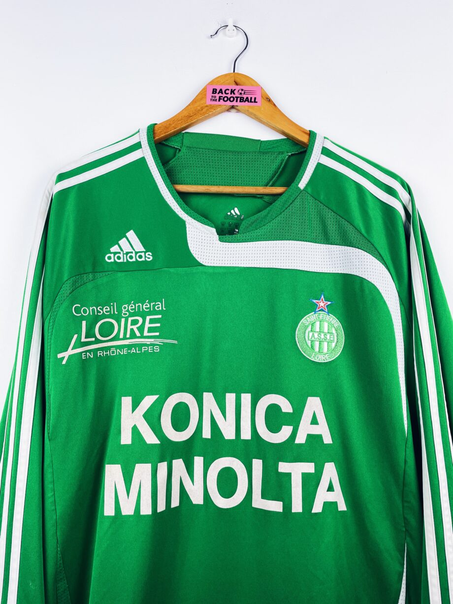 maillot vintage domicile AS Saint-Etienne 2007/2008 manches longues