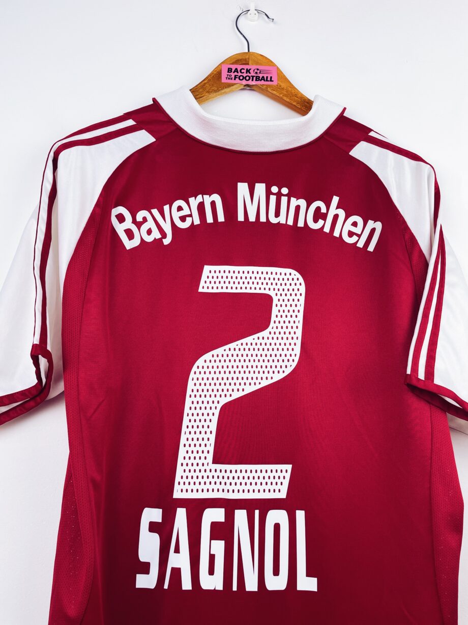 maillot vintage domicile Bayern Munich 2003/2004 floqué Sagnol #2