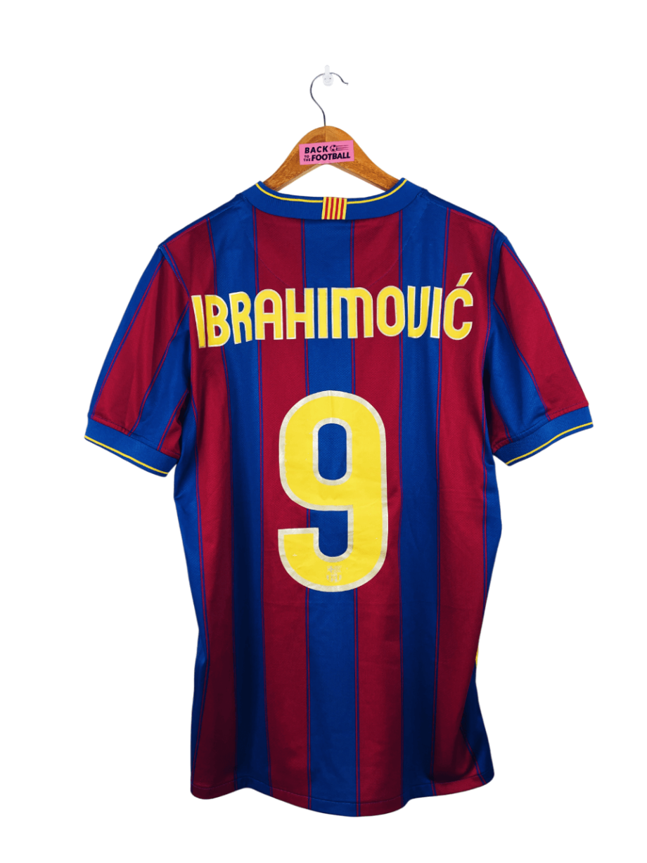 maillot vintage domicile FC Barcelone 2009/2010 floqué Ibrahimović #9