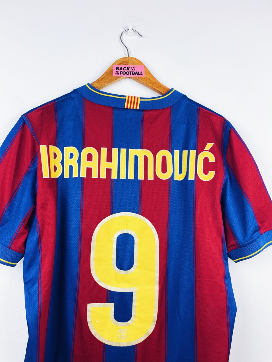 maillot vintage domicile FC Barcelone 2009/2010 floqué Ibrahimović #9