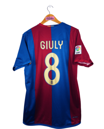 maillot vintage domicile Barcelone 2006/2007 floqué Giuly #8