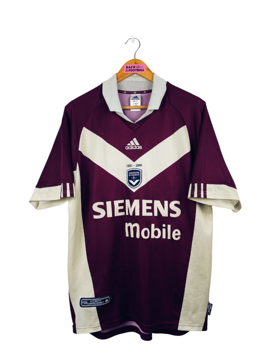 maillot vintage third Girondins de Bordeaux 2001/2002 120 ans