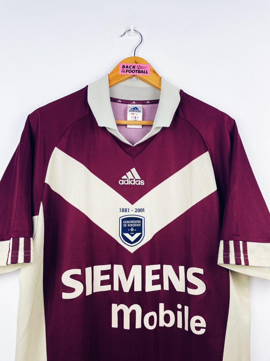 maillot vintage third Girondins de Bordeaux 2001/2002 120 ans