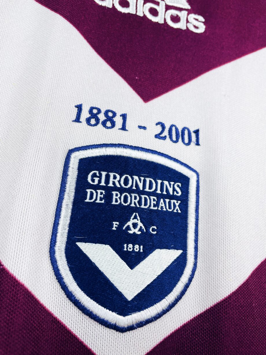 maillot vintage third Girondins de Bordeaux 2001/2002 120 ans