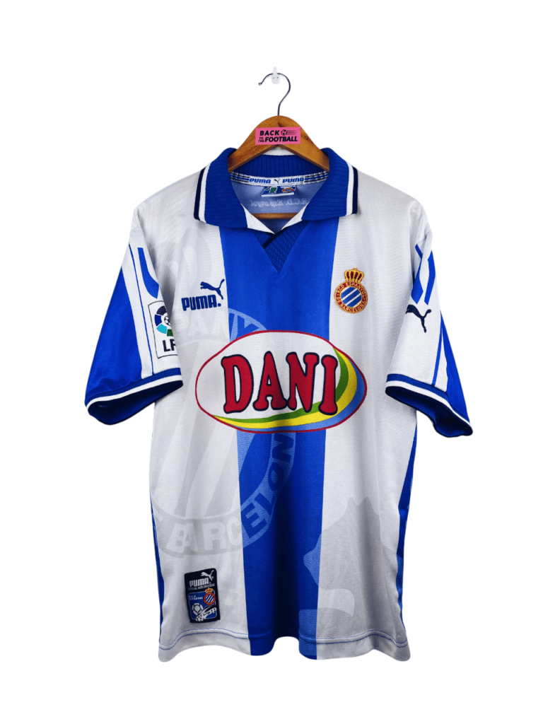 Maillot ESPANYOL BARCELONA BARCELONE 90's vintage shirt camiseta football jersey