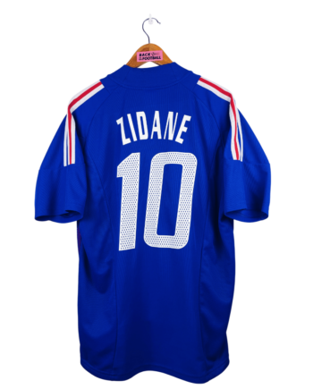 maillot vintage domicile équipe de France 2002 floqué Zidane #10