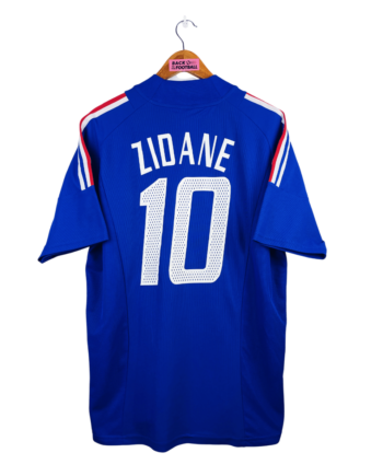 maillot vintage domicile équipe de France 2002 floqué Zidane #10