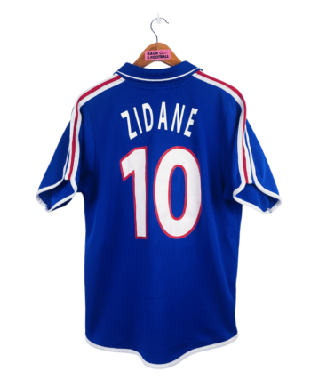 maillot vintage domicile équipe de France 2000 floqué Zidane #10