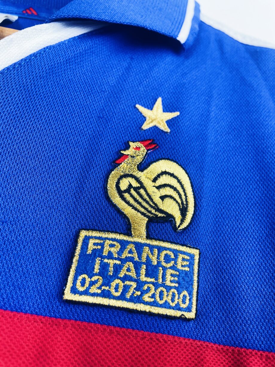 maillot vintage domicile équipe de France 2000 floqué Zidane #10