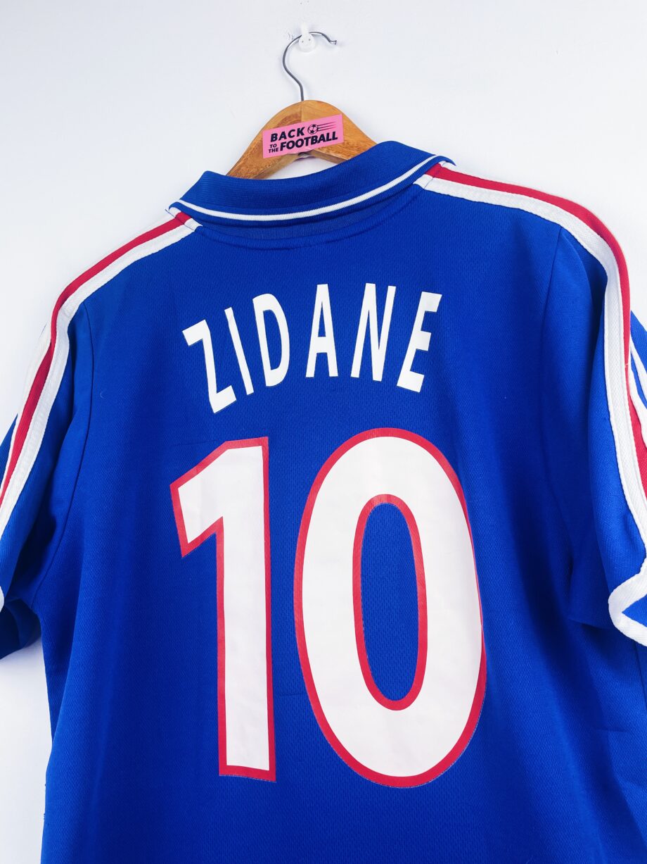 maillot vintage domicile équipe de France 2000 floqué Zidane #10