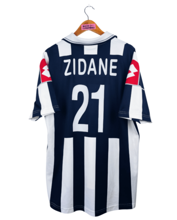 maillot vintage domicile Juventus 2000/2001 floqué Zidane #21