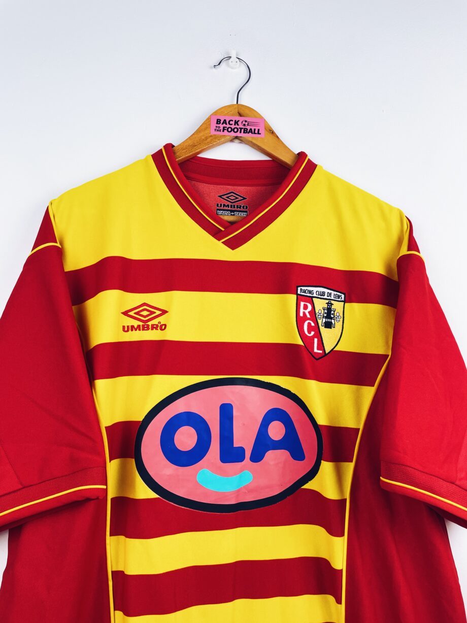 maillot vintage domicile RC Lens 2000/2001