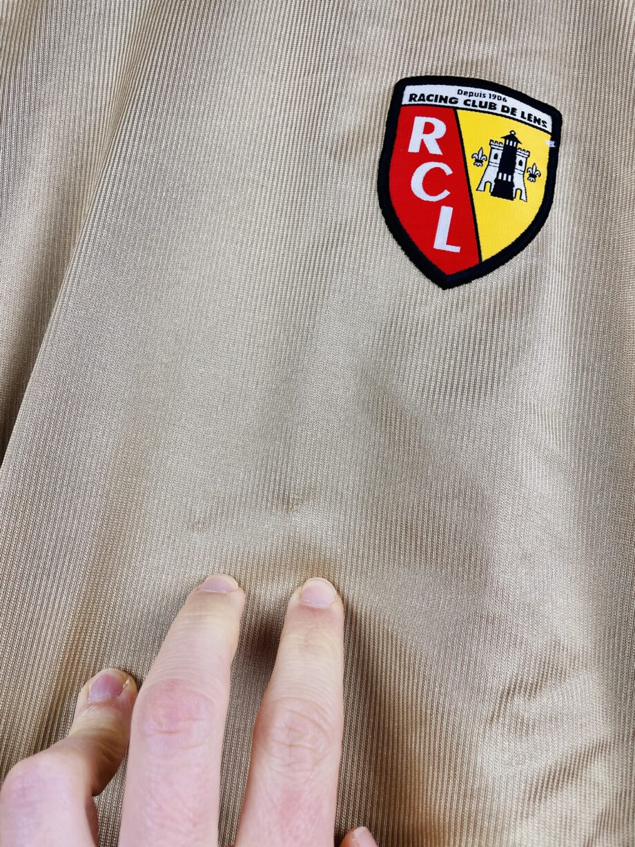 maillot vintage domicile RC Lens 2002/2003 manches longues stock pro (player issue)