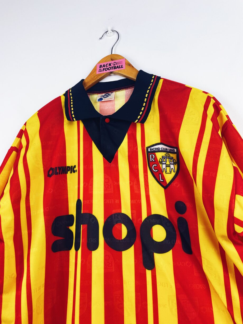 maillot vintage domicile RC Lens 1994/1995