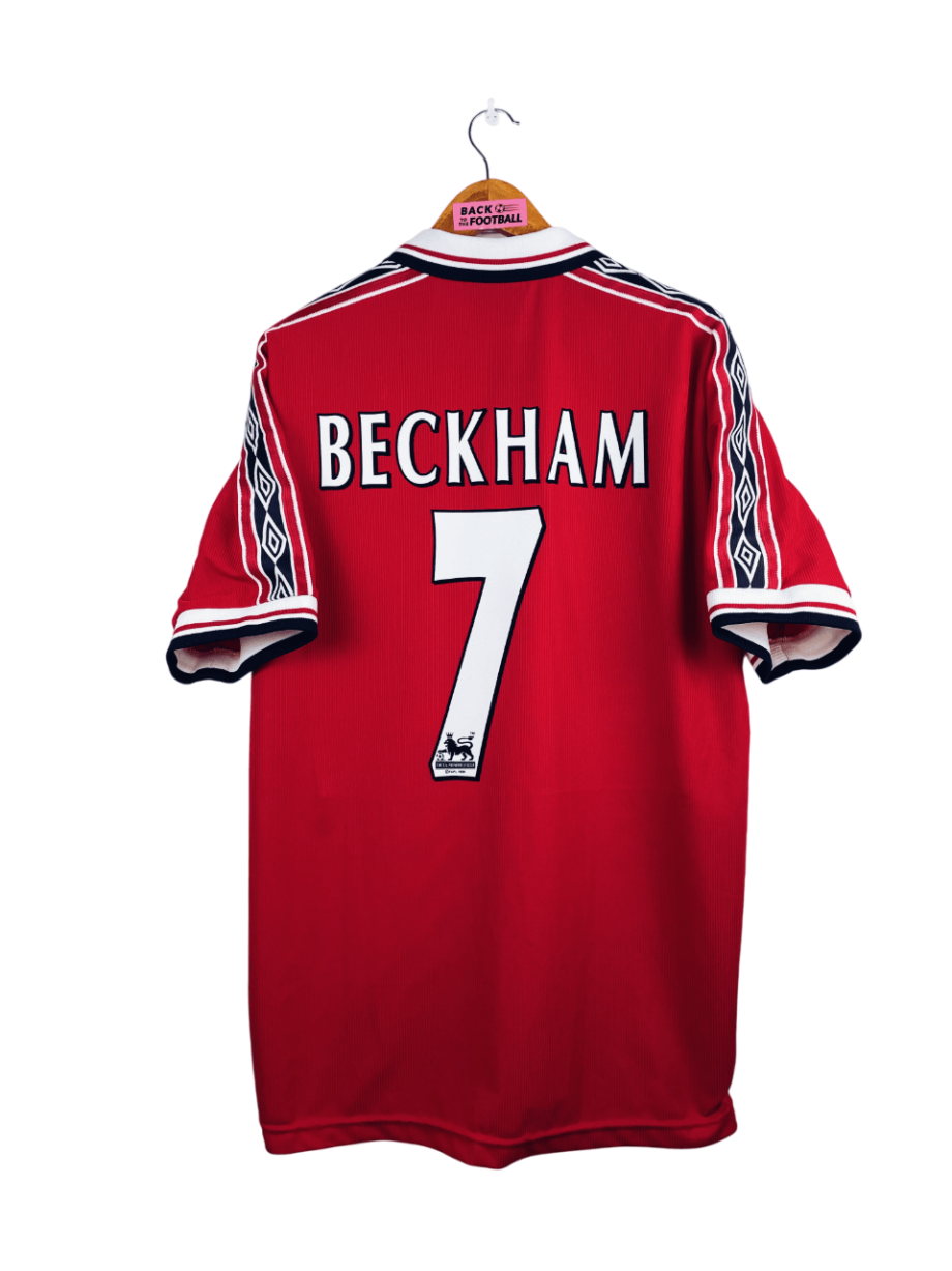 maillot vintage domicile Manchester United floqué Beckham #7