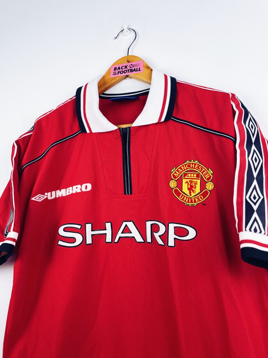 maillot vintage domicile Manchester United 1998/2000