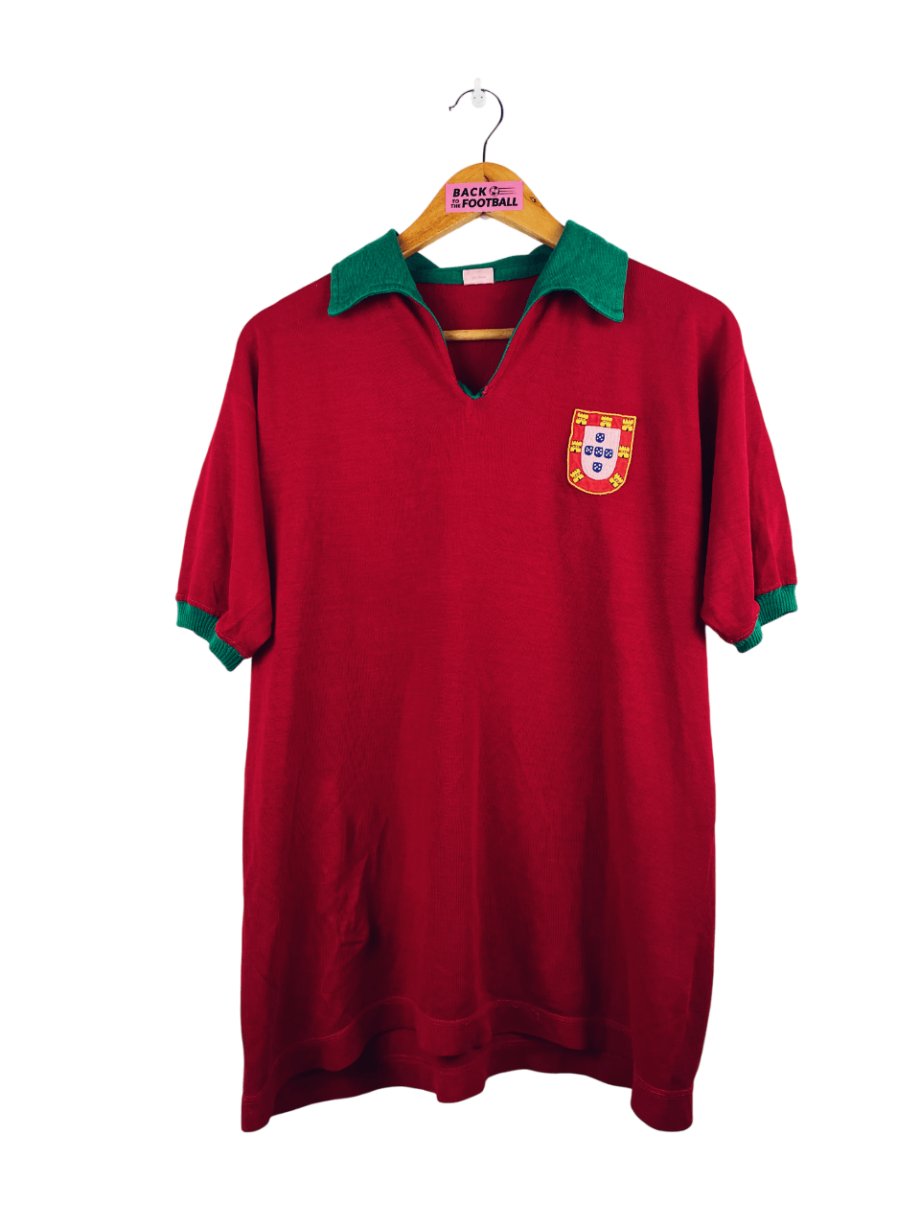 maillot vintage domicile Portugal 1971 porté (match worn) par le numéro 4