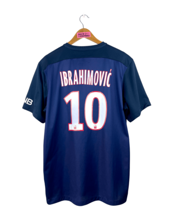 maillot vintage domicile du PSG 2015/2016 floqué Ibrahimović #10