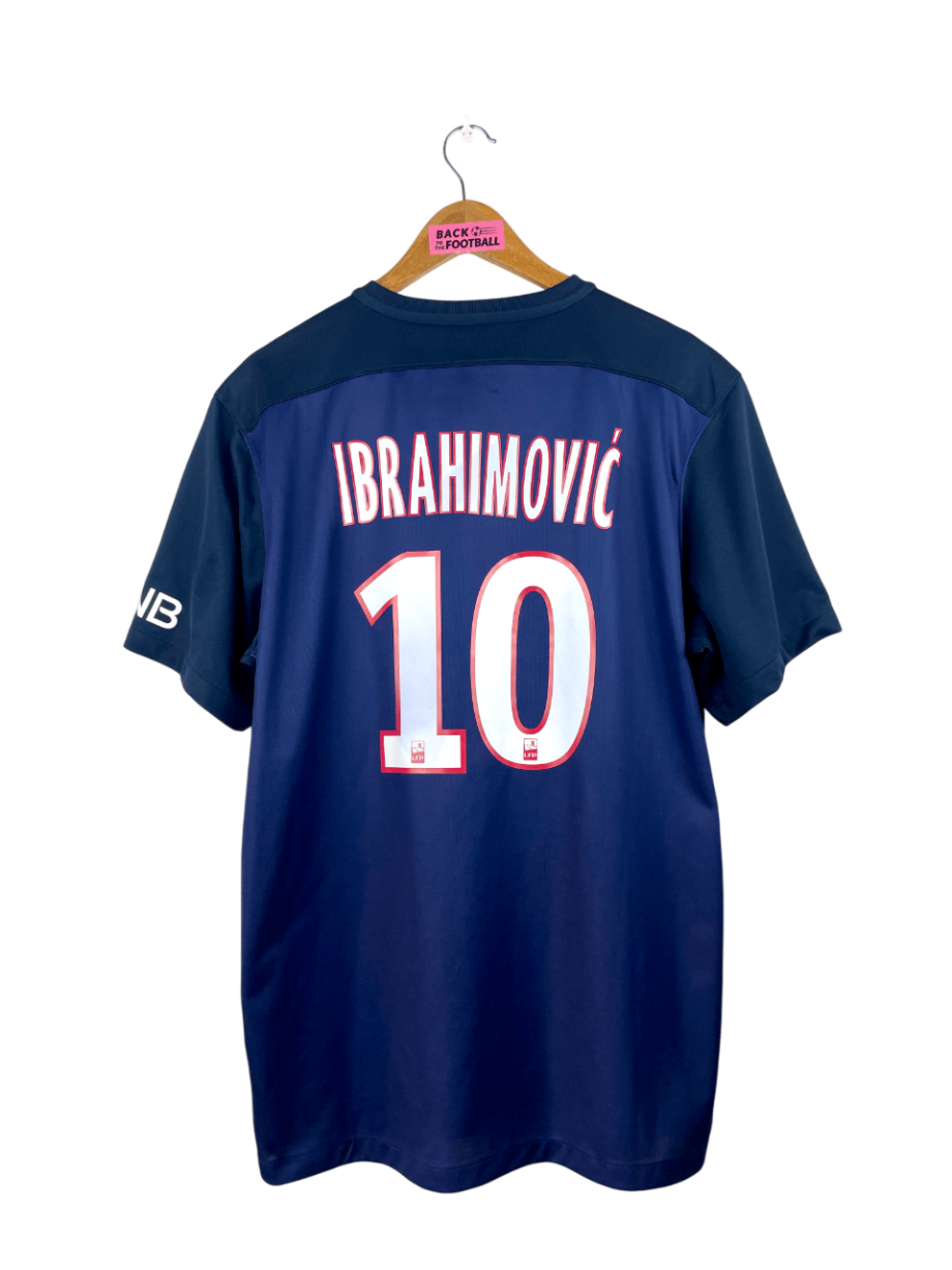 maillot vintage domicile du PSG 2015/2016 floqué Ibrahimović #10