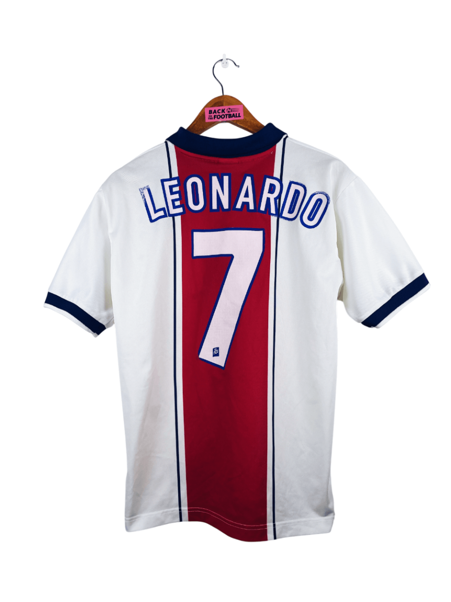 maillot vintage extérieur PSG 1997/1998 floqué Leonardo #7