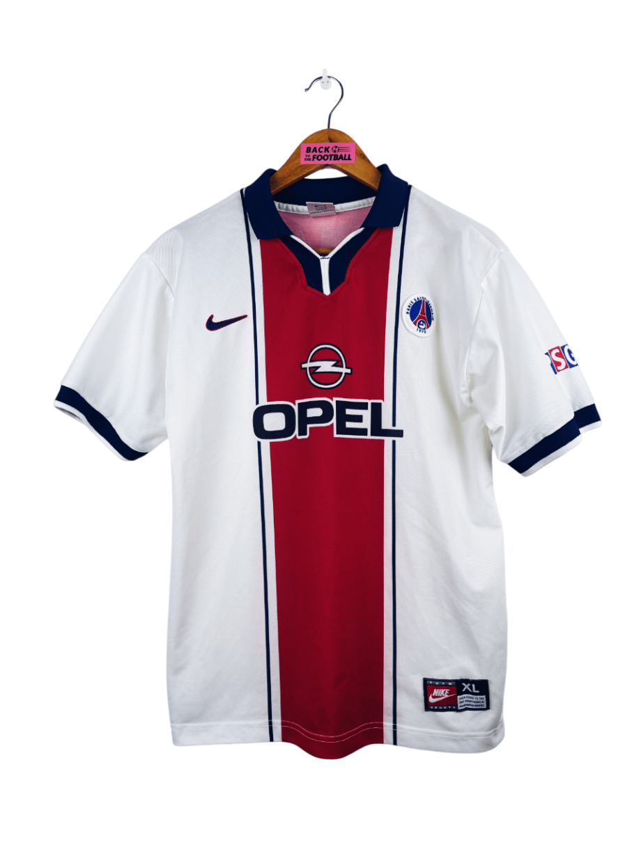 maillot vintage extérieur PSG 1997/1998 floqué Leonardo #7