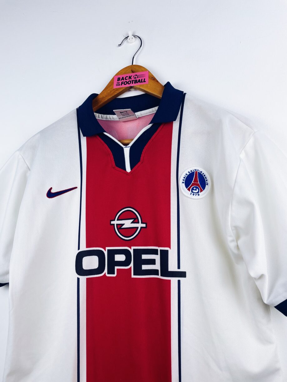 maillot vintage extérieur PSG 1997/1998 floqué Leonardo #7