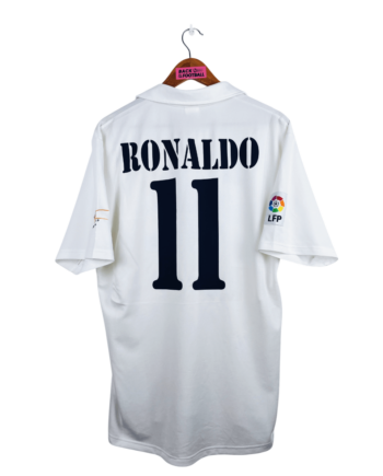 maillot vintage domicile Real Madrid 2002/2003 centenaire floqué Ronaldo #11