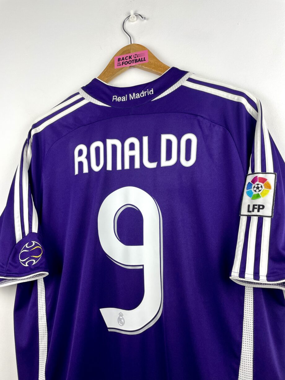 maillot vintage third Real Madrid 2006/2007 floqué Ronaldo #9