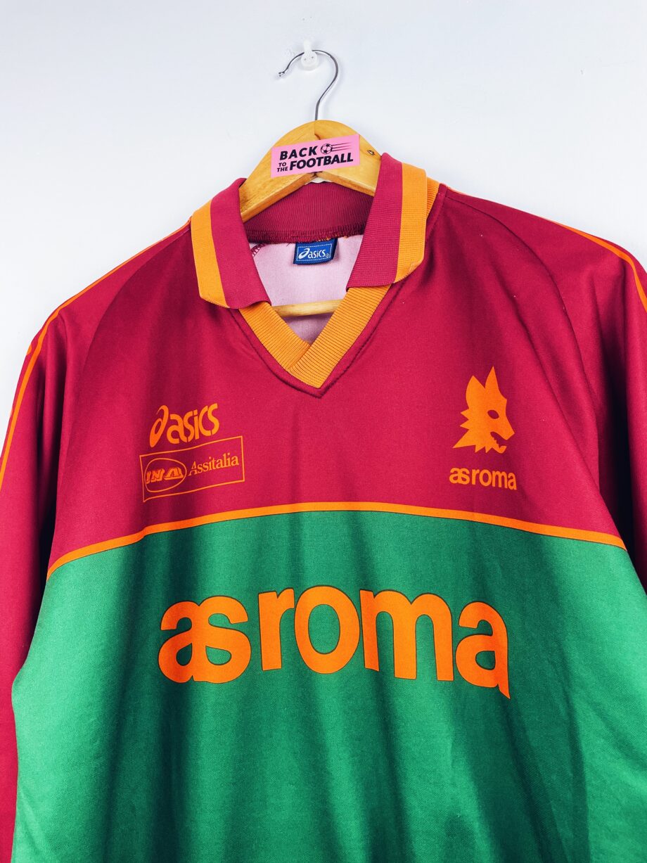 maillot vintage entrainement AS Roma 1995/1996 manches longues