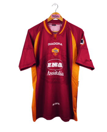 maillot vintage domicile AS Roma 1997/1998