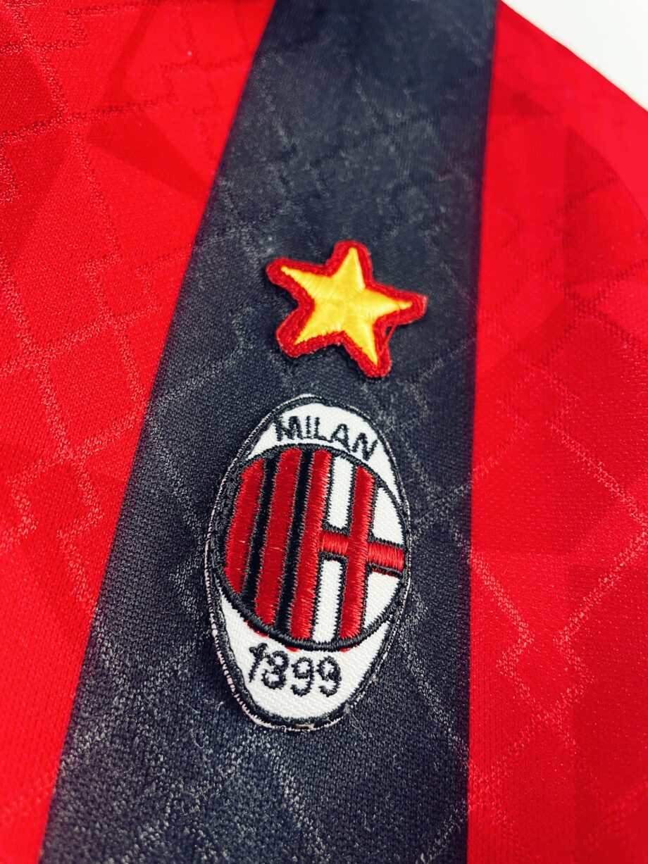 maillot vintage domicile AC Milan 1995/1996 manches longues