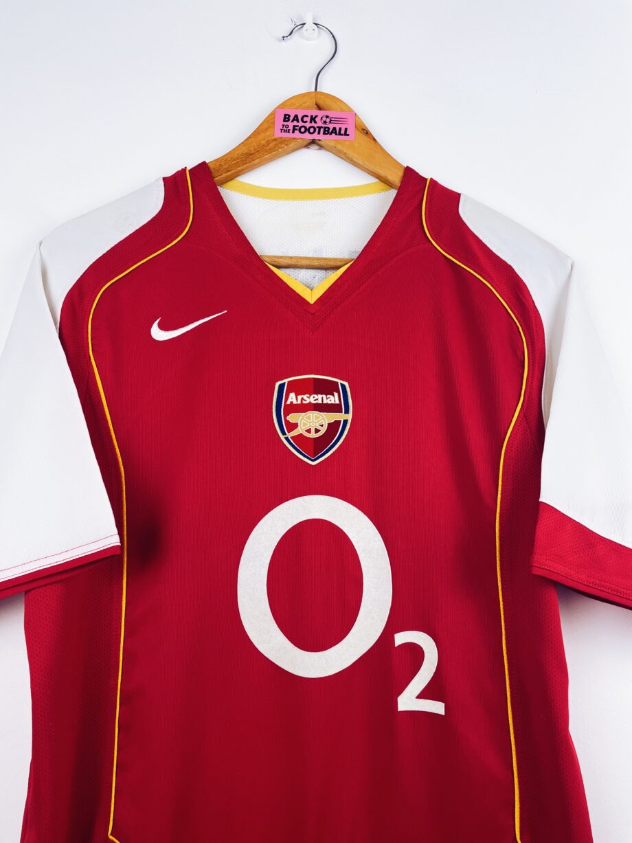 maillot vintage domicile Arsenal 2004/2005 floqué Henry #14