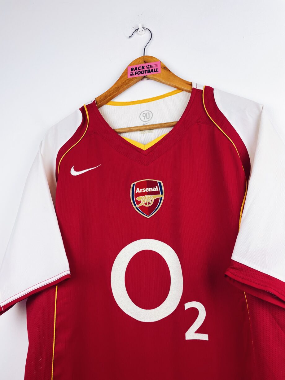 maillot vintage domicile Arsenal 2004/2005 floqué Henry #14