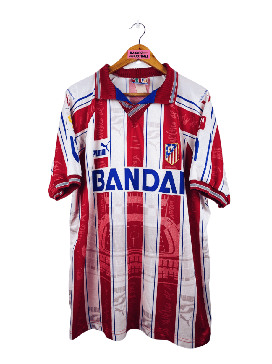 maillot vintage domicile Atlético Madrid 1996/1997