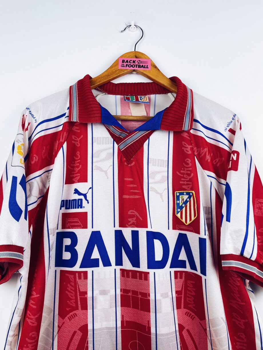 maillot vintage domicile Atlético Madrid 1996/1997